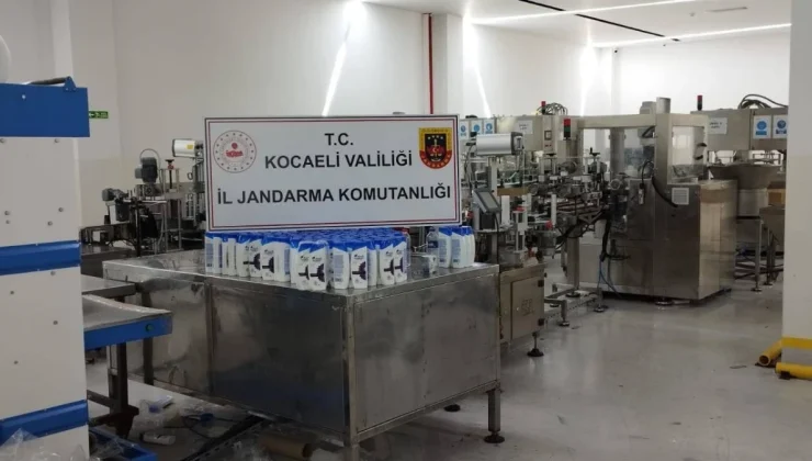 Kocaeli’de Sahte Şampuan ve Kaçak Ürün Operasyonu